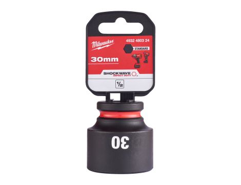 Milwaukee - Nasadka udarowa HEX 1/2" krótka 30 mm - 4932480324 - 2