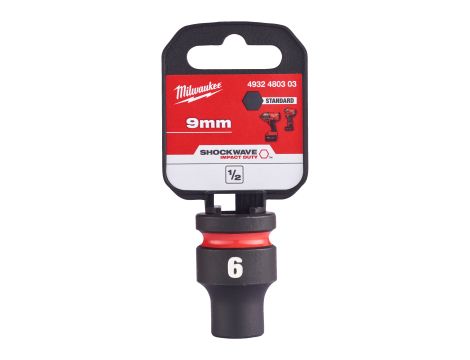 Milwaukee - Nasadka udarowa HEX 1/2" krótka 9 mm - 4932480303 - 2