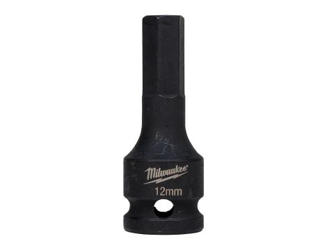 Milwaukee - Nasadka udarowa HEX 1/2" z końcówką bita HEX12 - 4932478067