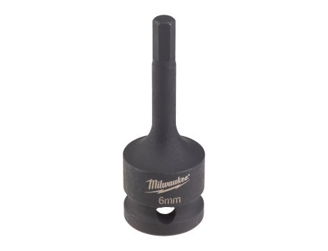 Milwaukee - Nasadka udarowa HEX 1/2" z końcówką bita HEX6 - 4932478064
