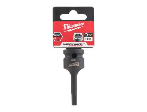 Milwaukee - Nasadka udarowa HEX 1/2" z końcówką bita HEX6 - 4932478064 - 2