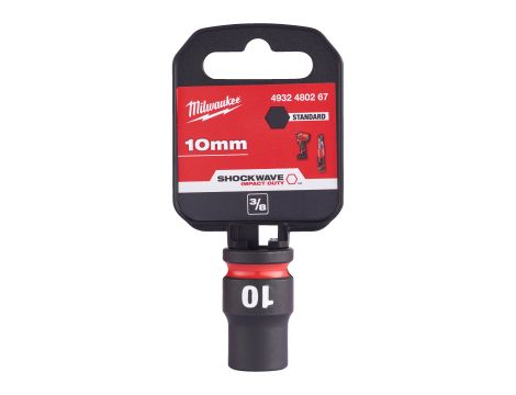Milwaukee - Nasadka udarowa SHW 3/8" 10 mm Hex - 4932480267 - 2
