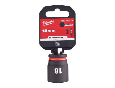Milwaukee - Nasadka udarowa SHW 3/8" 18 mm Hex - 4932480275 - 2