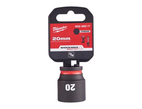 Milwaukee - Nasadka udarowa SHW 3/8" 20 mm Hex - 4932480277 - 2