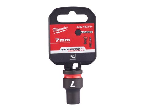 Milwaukee - Nasadka udarowa SHW 3/8" 7 mm Hex - 4932480264 - 2