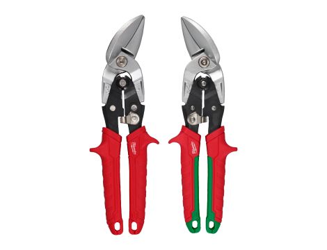 Milwaukee - Nożyce do blachy, zestaw 2szt - 4932499017