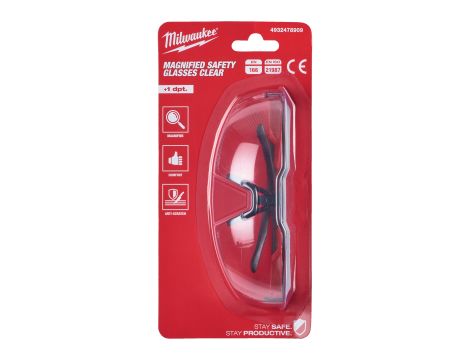 Milwaukee - Okulary ochronne z soczewkami powiększającymi (+1) - 4932478909 - 2