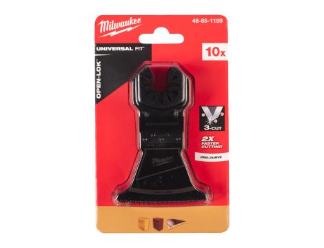 Milwaukee - Ostrza do cięcia twardego drewna W 3C 64mm-10 szt. - 48851159 - 2