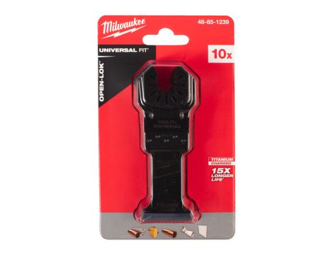 Milwaukee - Ostrza do cięcia wielu materiałów Ti BiM 35mm-10szt. - 48851239 - 2
