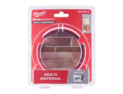 Milwaukee - Otwornice Big Hawg Multi Material 102 mm - 4932464934 - 2