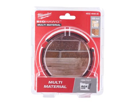 Milwaukee - Otwornice Big Hawg Multi Material 108 mm - 4932464935 - 2