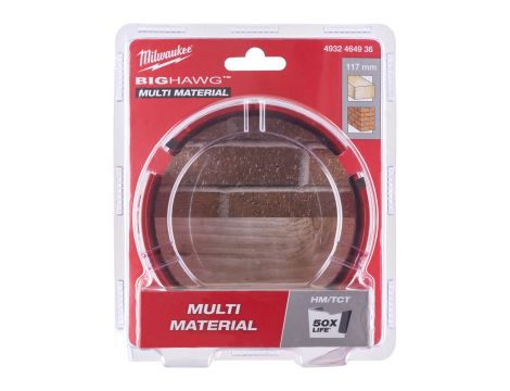 Milwaukee - Otwornice Big Hawg Multi Material 117 mm - 4932464936 - 2