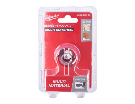 Milwaukee - Otwornice Big Hawg Multi Material 30 mm - 4932464922 - 2