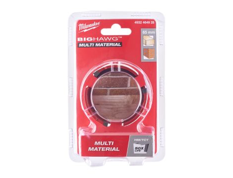 Milwaukee - Otwornice Big Hawg Multi Material 65 mm - 4932464928 - 2
