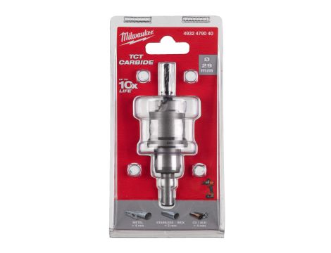 Milwaukee - Otwornice jednoczęściowe z węglika spiekanego TCT 29mm - 4932479040 - 2