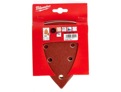 Milwaukee - Papier ścier. 100 x 147 G120' 1 op. = 10 szt. - 4932355142 - 2