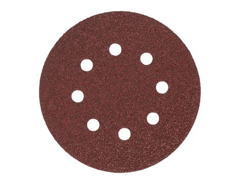 Milwaukee - Papier ścierny Ø125/8 otworów G80 - 50 szt. - 4932492193
