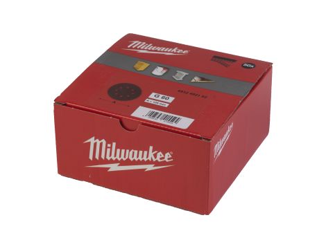 Milwaukee - Papier ścierny Ø125/8 otworów G80 - 50 szt. - 4932492193 - 2