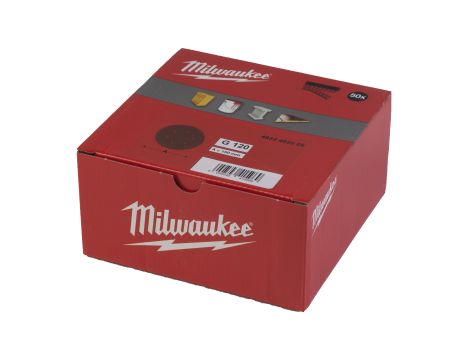 Milwaukee - Papier ścierny Ø150/6 otworów G120 - 50 szt. - 4932492229 - 2