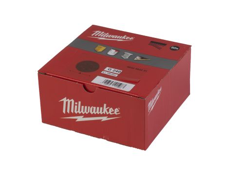 Milwaukee - Papier ścierny Ø150/6 otworów G240 - 50 szt. - 4932492231 - 2