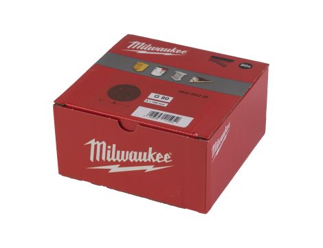 Milwaukee - Papier ścierny Ø150/6 otworów G80 - 50 szt. - 4932492228 - 2