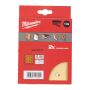 Milwaukee - Papier ścierny premium HP 115x107/10 otworów G80 10 szt. - 4932492244 - 3