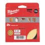 Milwaukee - Papier ścierny premium HP Ø125/8 otworów G40 - 10 szt. - 4932492178 - 3