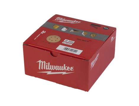 Milwaukee - Papier ścierny premium HP Ø150/8 otworów G240 - 50 szt. - 4932492237 - 2