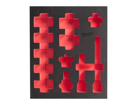 Milwaukee - Pusta wkładka piankowa 417x536mm do nasadek 3/4" długich - do wózków narzędziowych - 4932493397