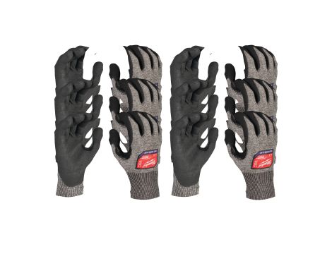 Milwaukee - Rękawice odporne na przecięcia - poz. F - rozm M/8 - 12 par - 4932492046
