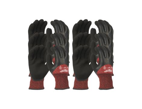 Milwaukee - Rękawice odporne na przecięcia - zimowe - poz. C - rozm XL/10 - 12 par - 4932471612