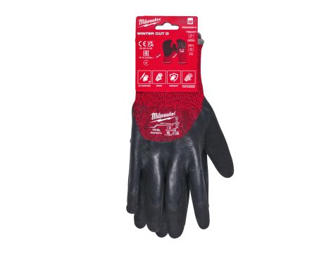 Milwaukee - Rękawice odporne na przecięcia - zimowe - poz. D - rozm XL/10 - 1 para - 4932480614 - 2