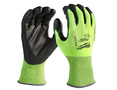 Milwaukee - Rękawice odporne na przecięcia o podwyższonej widzialności - poz. D - rozm XXL/11 - 1 para - 4932479930