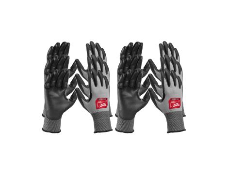 Milwaukee - Rękawice odporne na przecięcia o wysokim poziomie manipulacyjności - poz. C - rozm XXL/11 - 12 par - 4932480515