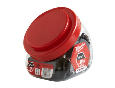 Milwaukee - Shockwave Magnetyczny uchwyt bita Hex 1/4" 60 mm - opakowanie 100 szt. Cena za szt. - 4932430478