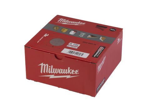 Milwaukee - Siatka ścierna POWERGRID Ø150 G120 50szt. - 4932492239 - 2