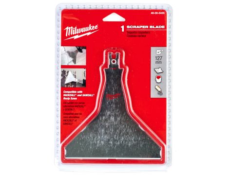 Milwaukee - Skrobak 125 mm do usuwania kleju, silikonu oraz fug - 49005455 - 2