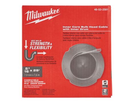 Milwaukee - SPIRALA DO M12BDC8 8/7,6 PROSTA+BĘBEN - 48532581 - 2