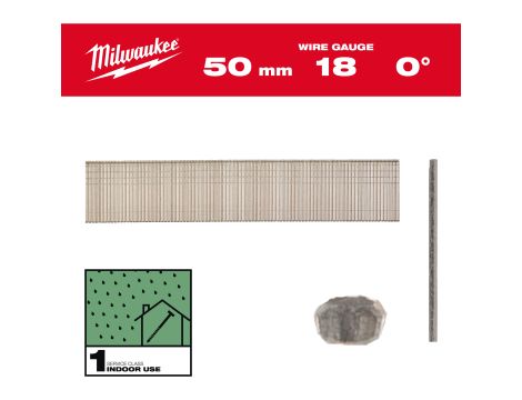 Milwaukee - Sztyfty 18G/50mm-5 tys. szt. - M18FN18GS - 4932492556