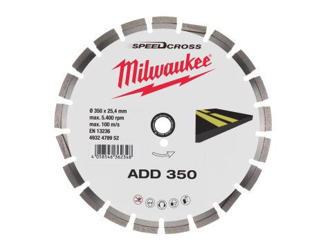 Milwaukee - Tarcza diamentowa do asfaltu ADD 350 mm - 4932478952