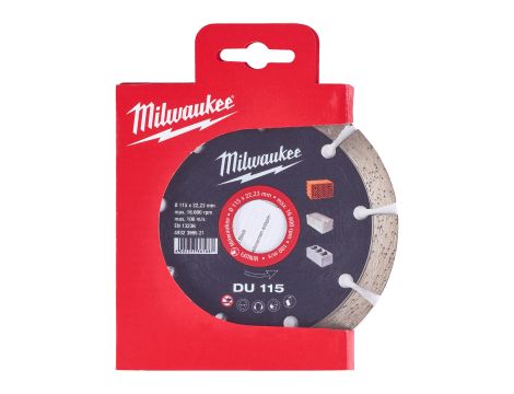 Milwaukee - Tarcza diamentowa DU 115 x 22,2 mm - 4932399521 - 2