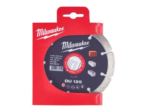 Milwaukee - Tarcza diamentowa DU 125 x 22,2 mm - 4932399522 - 2