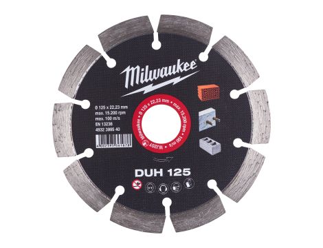 Milwaukee - Tarcza diamentowa DUH 125 x 22,2 mm - 4932399540
