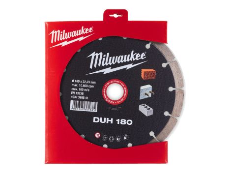 Milwaukee - Tarcza diamentowa DUH 180 x 22,2 mm - 4932399541 - 2