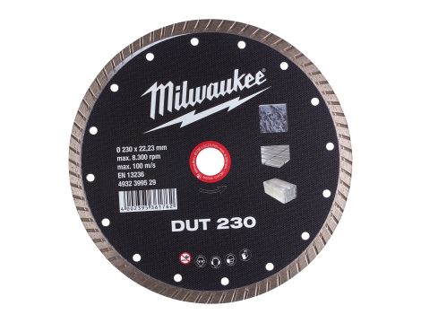 Milwaukee - Tarcza diamentowa DUT 230 x 22,2 mm - 4932399529