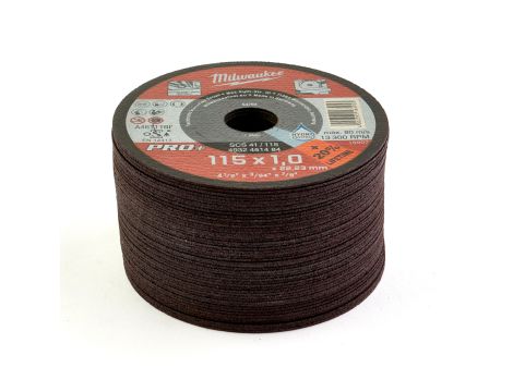 Milwaukee - Tarcza do metalu płaska 115X1 PRO+ - 4932451484 - opakowanie 50 szt. Cena za szt. - 3