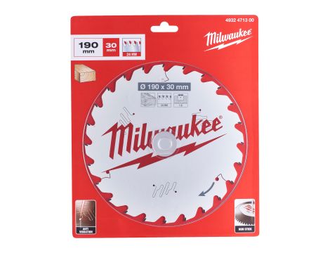 Milwaukee - Tarcza pilarska 190X30X1.6X24ATB - 4932471300 - 2