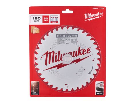 Milwaukee - Tarcza pilarska 190X30X1.6X36ATB - 4932471301