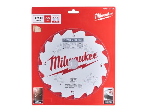 Milwaukee - Tarcza pilarska 210X30X2.4X16ATB - 4932471324