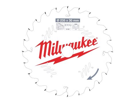 Milwaukee - Tarcza pilarska 235X30X2.4X24ATB - 4932471305
